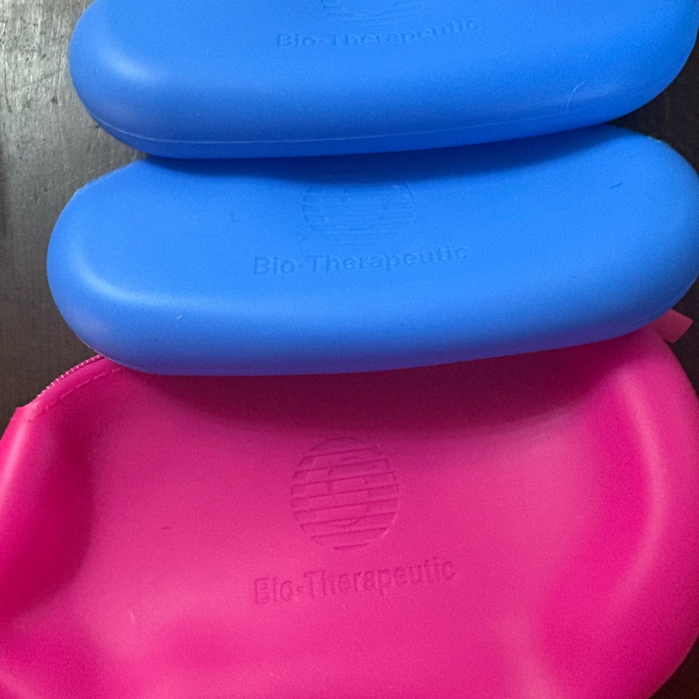 3 Bio-Therapeutic Blue and Pink Cases silicone